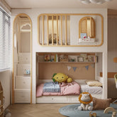 Nukhome Mellow Yellow Full Height Bunk Bed (Customizable)
